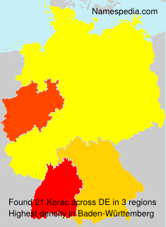 Surname Korac in Germany Surname Korac in Germany
