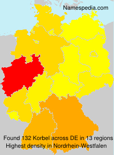 Surname Korbel in Germany Surname Korbel in Germany