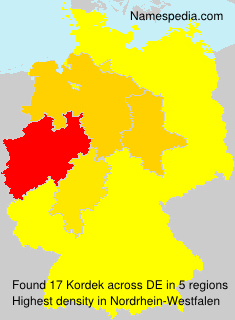 Surname Kordek in Germany Surname Kordek in Germany