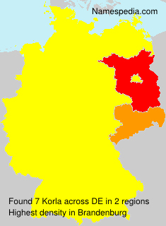 Surname Korla in Germany Surname Korla in Germany