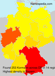 Surname Kormann in Germany Surname Kormann in Germany