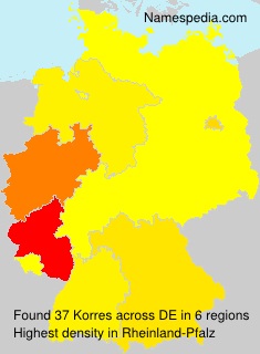 Surname Korres in Germany Surname Korres in Germany