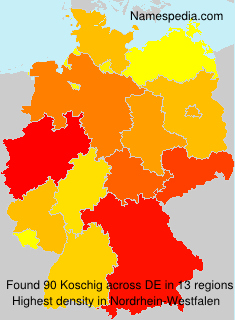 Surname Koschig in Germany Surname Koschig in Germany