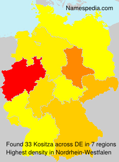 Surname Kositza in Germany Surname Kositza in Germany