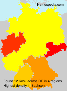 Surname Kosk in Germany Surname Kosk in Germany
