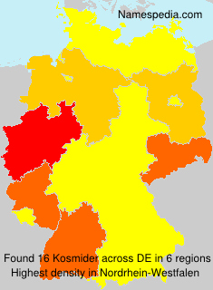 Surname Kosmider in Germany Surname Kosmider in Germany