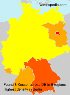 Surname Kosser in Germany Surname Kosser in Germany