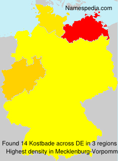 Surname Kostbade in Germany Surname Kostbade in Germany