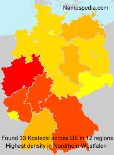 Surname Kostecki in Germany Surname Kostecki in Germany
