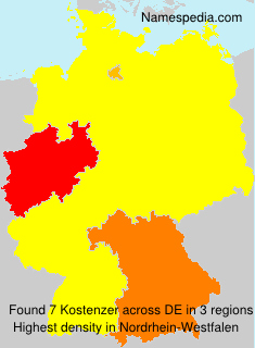 Surname Kostenzer in Germany Surname Kostenzer in Germany
