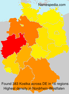 Surname Kostka in Germany Surname Kostka in Germany