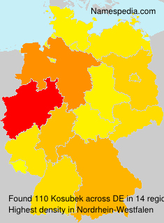 Surname Kosubek in Germany Surname Kosubek in Germany
