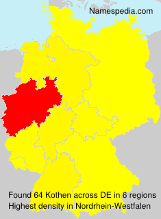 Surname Kothen in Germany Surname Kothen in Germany