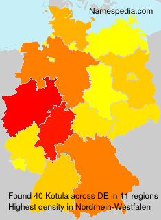 Surname Kotula in Germany Surname Kotula in Germany