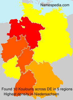 Surname Koulouris in Germany Surname Koulouris in Germany