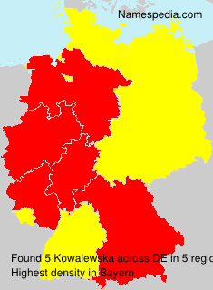 Surname Kowalewska in Germany Surname Kowalewska in Germany