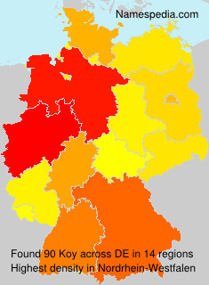 Surname Koy in Germany Surname Koy in Germany