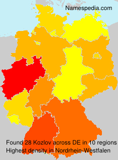 Surname Kozlov in Germany Surname Kozlov in Germany