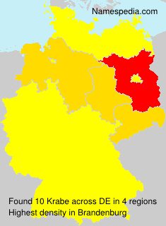 Surname Krabe in Germany Surname Krabe in Germany
