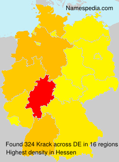 Surname Krack in Germany Surname Krack in Germany