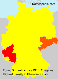 Surname Kraeh in Germany Surname Kraeh in Germany