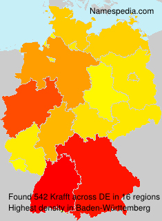 Surname Krafft in Germany Surname Krafft in Germany