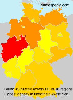 Surname Krafzik in Germany Surname Krafzik in Germany