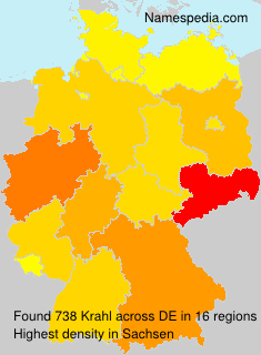 Surname Krahl in Germany Surname Krahl in Germany