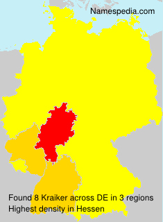 Surname Kraiker in Germany Surname Kraiker in Germany