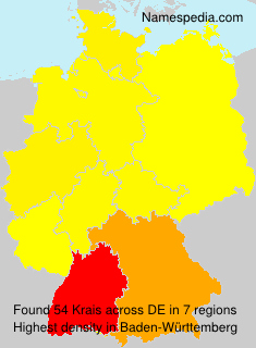 Surname Krais in Germany Surname Krais in Germany