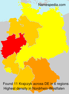 Surname Krajczyk in Germany Surname Krajczyk in Germany