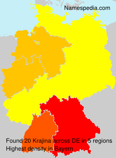 Surname Krajina in Germany Surname Krajina in Germany
