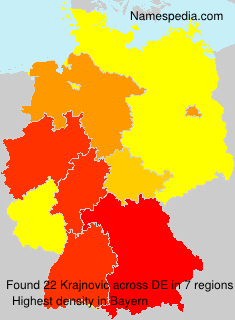 Surname Krajnovic in Germany Surname Krajnovic in Germany