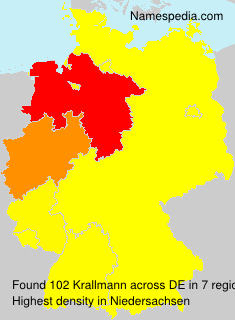 Surname Krallmann in Germany Surname Krallmann in Germany