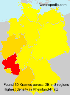 Surname Krames in Germany Surname Krames in Germany