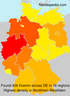 Surname Kramm in Germany Surname Kramm in Germany