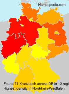Surname Kranzusch in Germany Surname Kranzusch in Germany