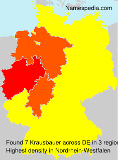Surname Krausbauer in Germany Surname Krausbauer in Germany