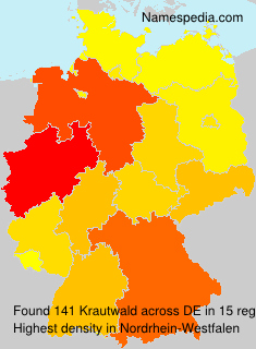 Surname Krautwald in Germany Surname Krautwald in Germany