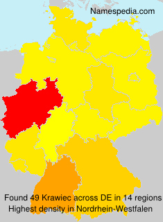 Surname Krawiec in Germany Surname Krawiec in Germany