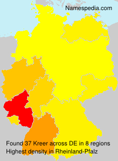 Surname Kreer in Germany Surname Kreer in Germany