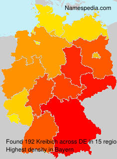 Surname Kreibich in Germany Surname Kreibich in Germany