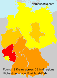 Surname Kreinz in Germany Surname Kreinz in Germany