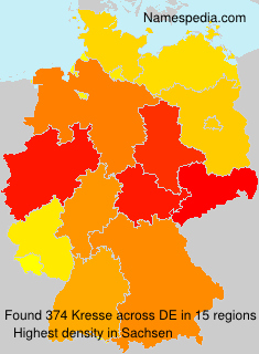 Surname Kresse in Germany Surname Kresse in Germany