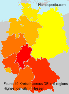 Surname Kretsch in Germany Surname Kretsch in Germany