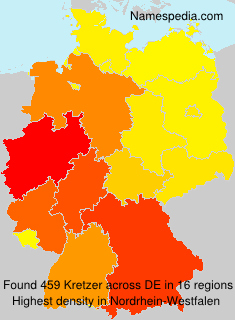 Surname Kretzer in Germany Surname Kretzer in Germany
