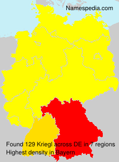 Surname Kriegl in Germany Surname Kriegl in Germany