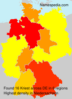 Surname Kriest in Germany Surname Kriest in Germany