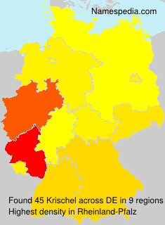 Surname Krischel in Germany Surname Krischel in Germany