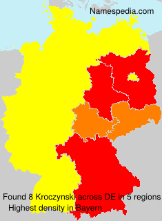 Surname Kroczynski in Germany Surname Kroczynski in Germany